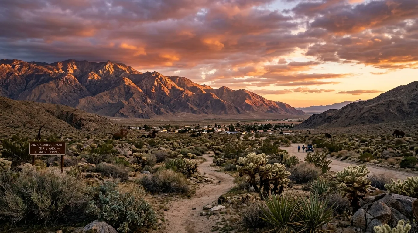 Borrego Springs desert landscape