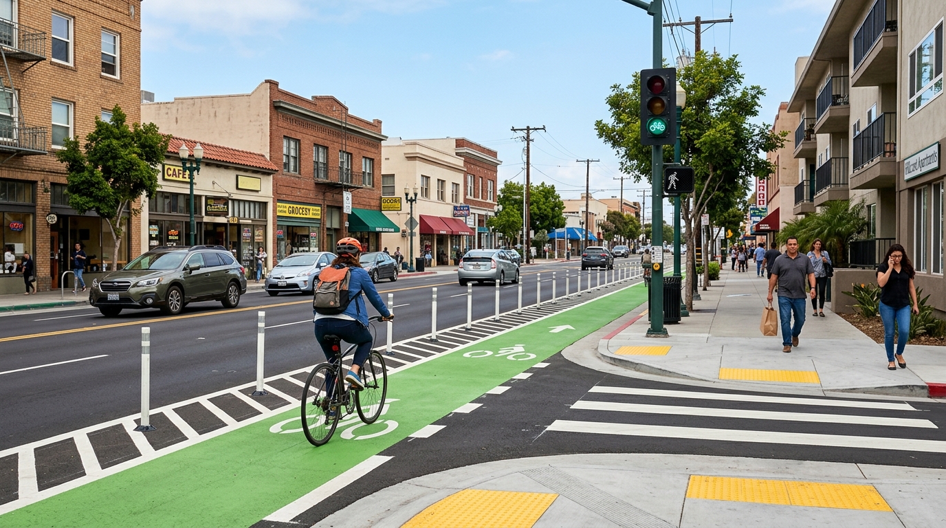 Buffered bikeway and upgraded crossing planned for University Avenue