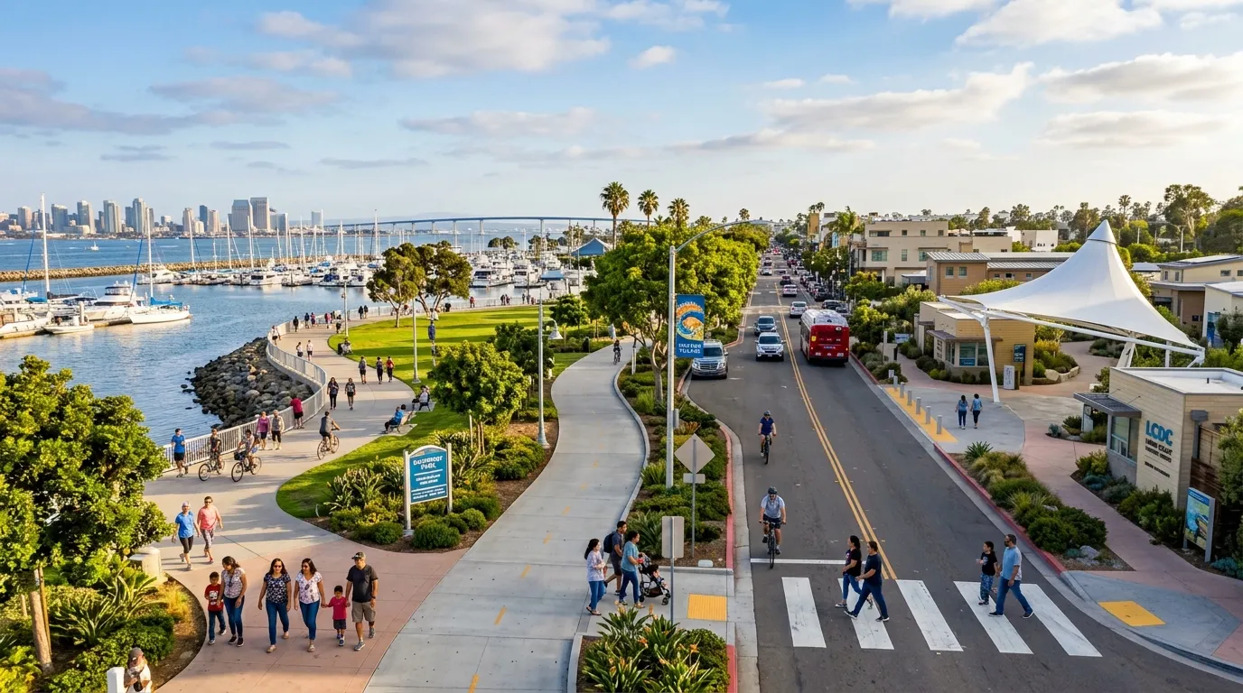Chula Vista bayfront and community life
