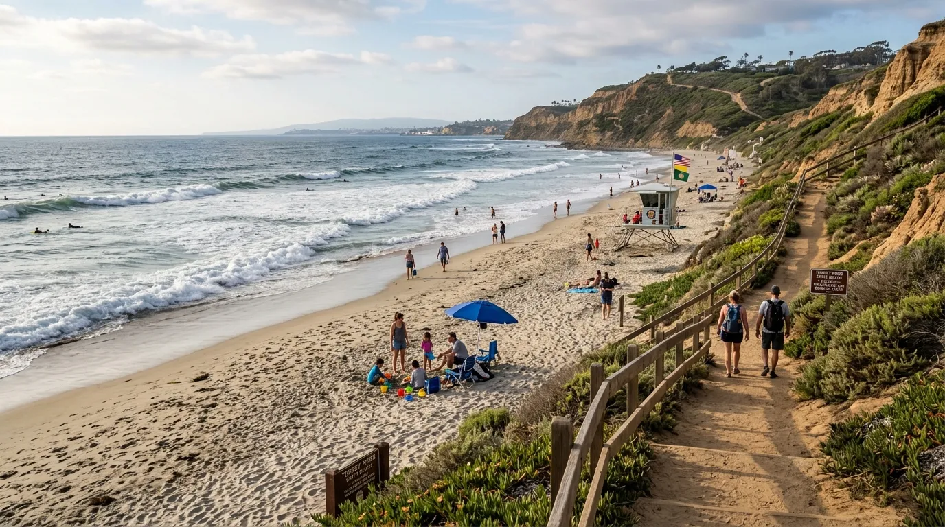 Public beach and coastal access in San Diego County